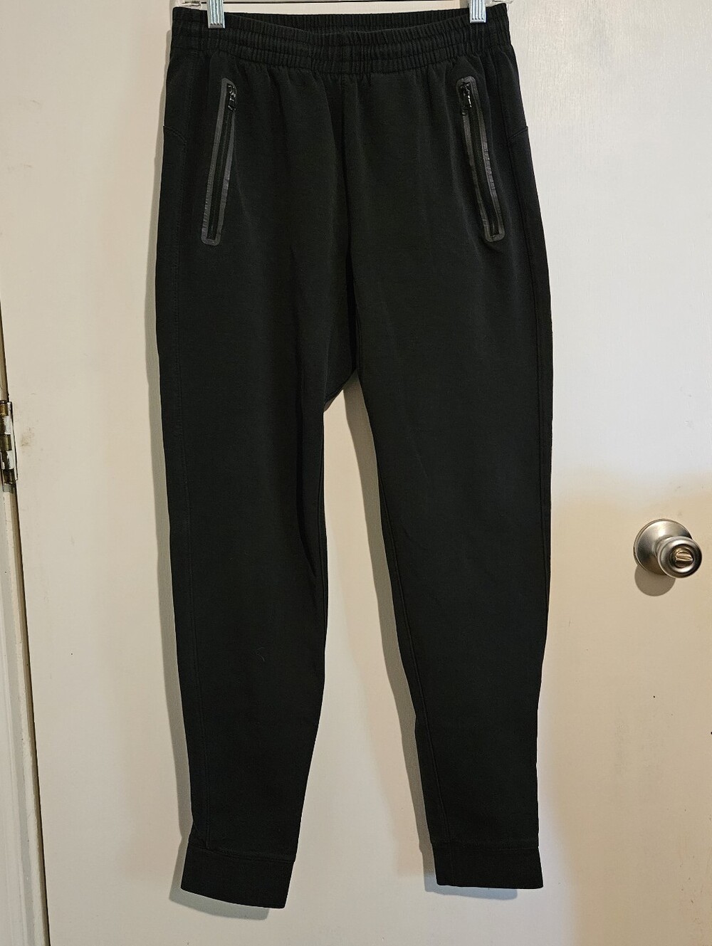 Old Navy Active Dynamic Mens Fleece Jogger Pants Size Small Black Drawstring